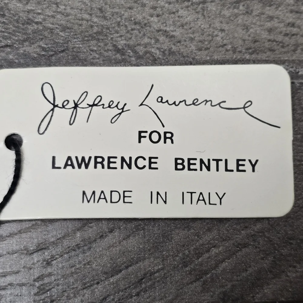 Jeffrey Lawrence Made In Italy Suede Cosmetic Bag Dark Green Travel Vacation